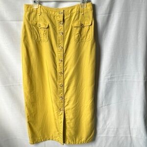 Jocavi Yellow Pencil Skirt